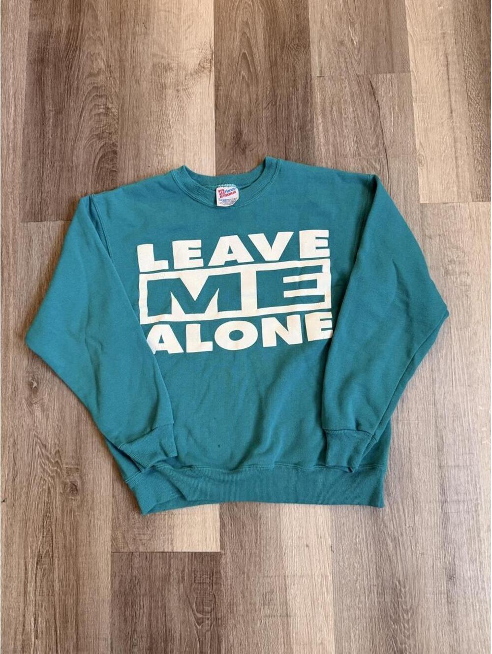 90s "Leave Me Alone" Crewneck Sweatshirt